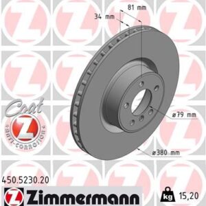 FREN DISKI ON RANGE ROVER 3 L322 5.0 09 12 LR031845-LR011591