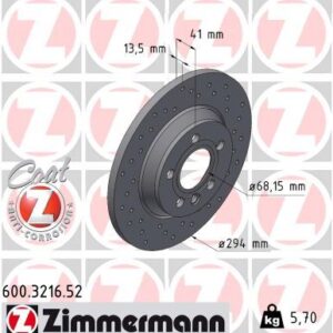 ARKA FREN AYNASI SHARAN-T4-GALAXY-ALHAMBRA 1.8ie 20V-2.0-1.9TDI-2.8 V6 00 294x13.5x5DL DELİKLİ 986478569-DF4208 1140278-7D0615601C-7D0615601A