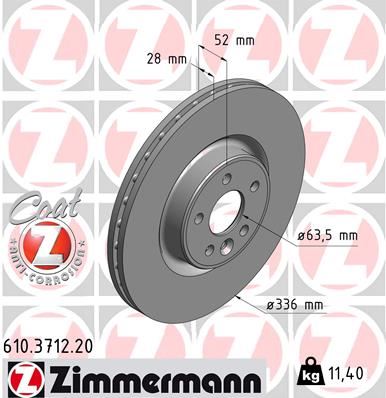 ON FREN DISK AYNASI HAVALI VOLVO S60 II 10 15 S80 II 06 V60 I 11 15 V70 III 07 15 XC70 II 09 15 336cm CAP 30769057-30736313