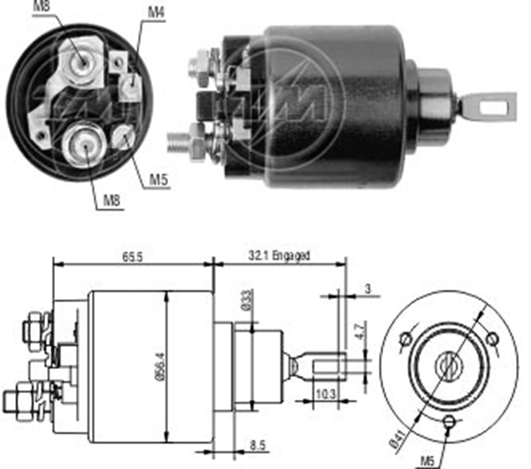 12V VW-FORD-MERCEDES 2 CIVATALI CBS-B602