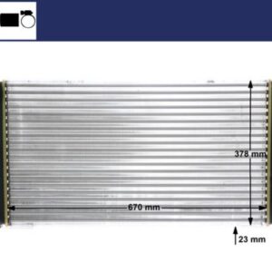 RADYATÖR 306 II-PARTNER-XSARA BERLINGO 1.9D AC MEK 670x377x34