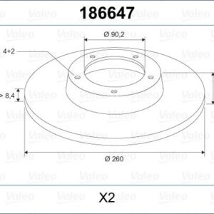 ARKA FREN AYNASI VOLVO S40 1.6 1.8 1.9D 2.0 V40 95-04 CARISMA 00-06 PRATON 01-07 260-4DL
