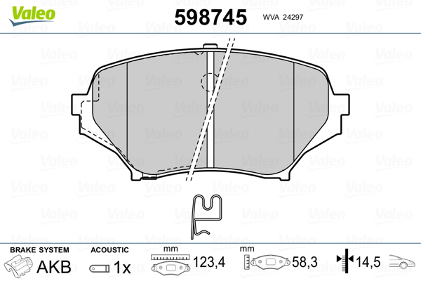x ÖN BALATA MAZDA MX5 1.6 1.8I16V 2.0 00 05 GDB3401 597464 NFY73323Z-NFY73328ZA-WVA23696